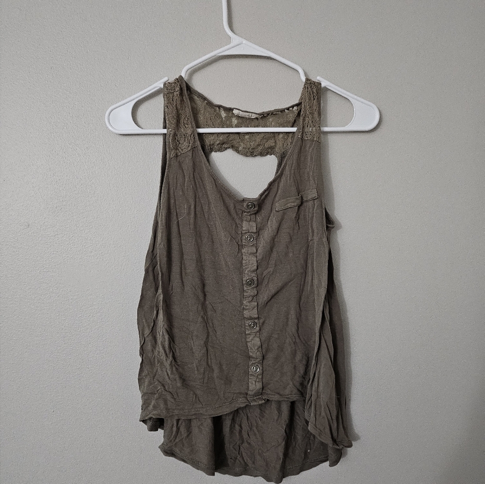 Medium E+M Green Tank Top
